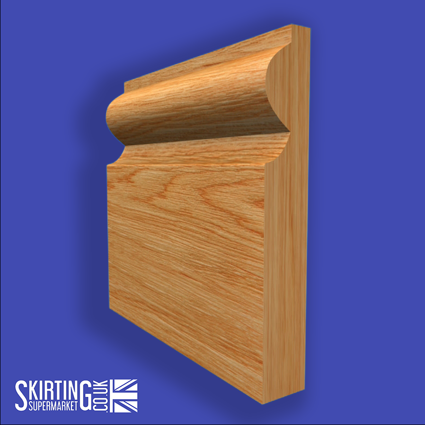 Torus Solid Oak Skirting Board