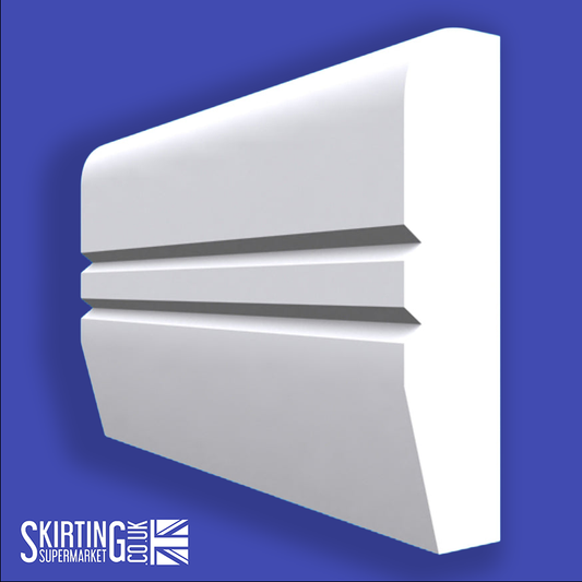 Chamfered Square V Grooved 2 MDF Dado Rail