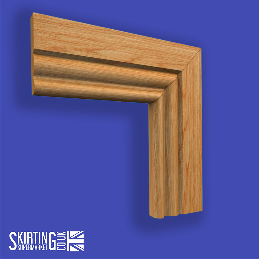 Ogee 3 Oak Architrave