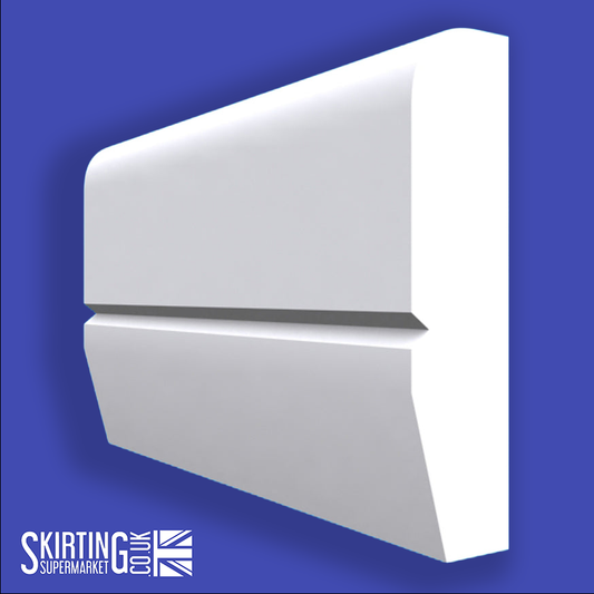 Chamfered Square V Grooved MDF Dado Rail