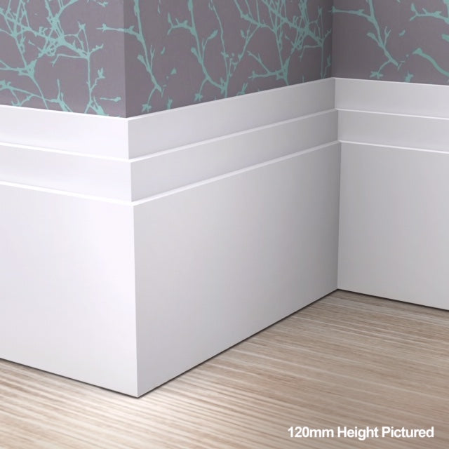 Large Stepped Skirting Board