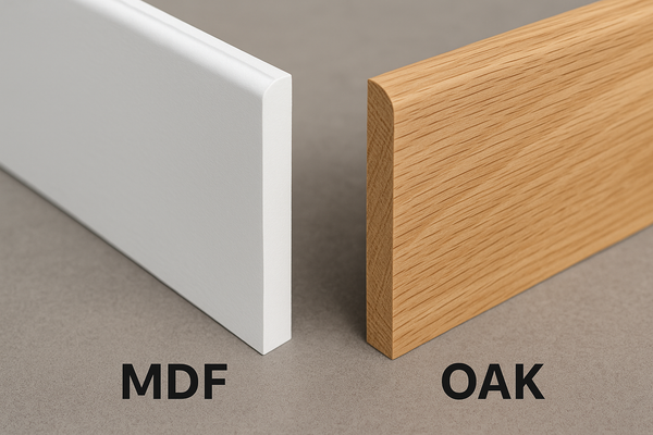 MDF vs Oak Skirting Boards | Material Comparison Guide | Skirting Supermarket