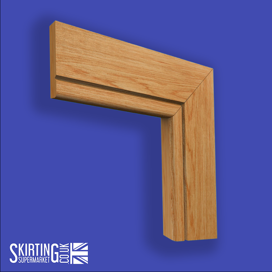 Bullnose V Grooved Oak Architrave