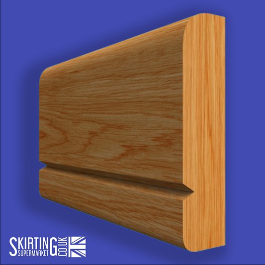 Bullnose V Grooved Oak Dado Rail