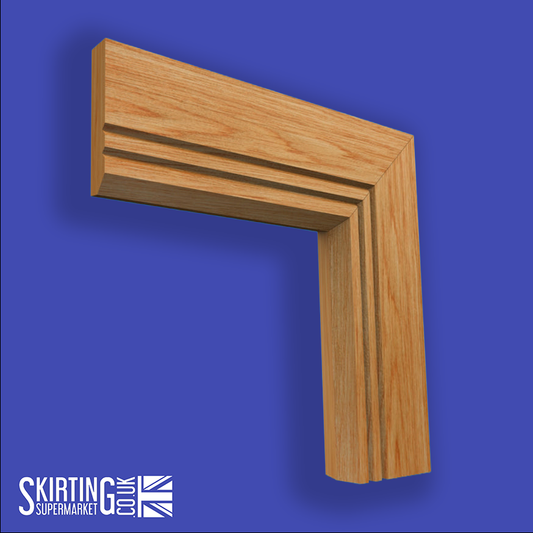 Edge V Grooved 2 Oak Architrave