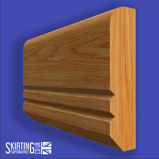Edge V Grooved 2 Oak Dado Rail