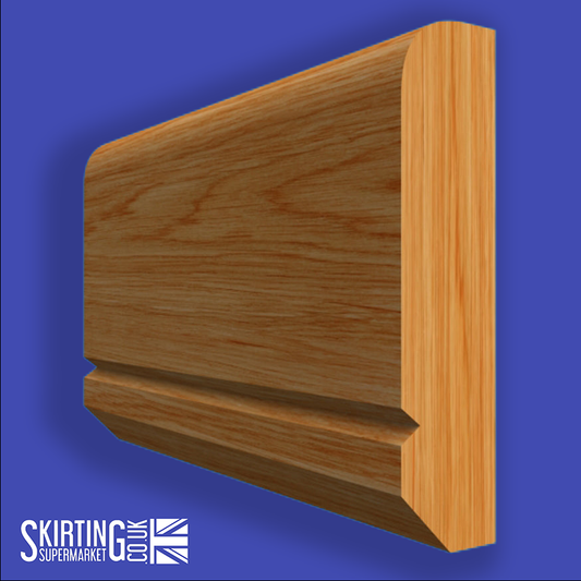 Edge V Grooved Oak Dado Rail