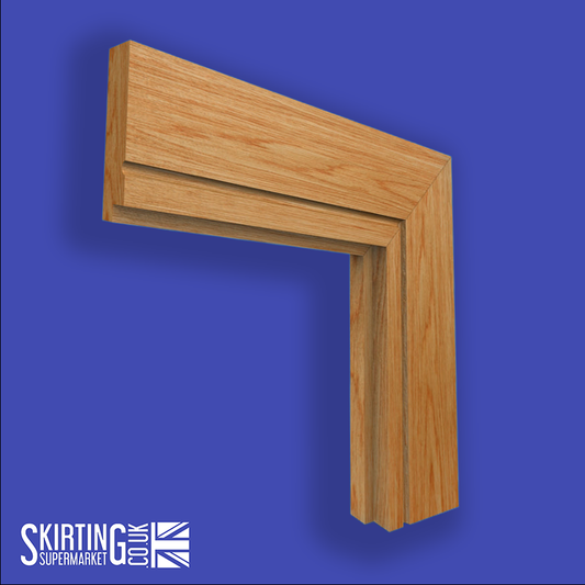 Single Step C Grooved Oak Architrave