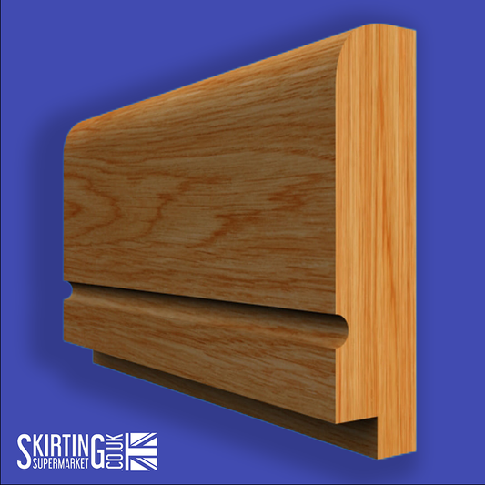 Single Step C Grooved Oak Dado Rail