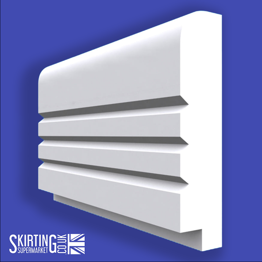 Single Step V Grooved 3 MDF Dado Rail