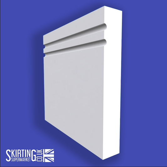 Square Edge C Grooved 2 Skirting