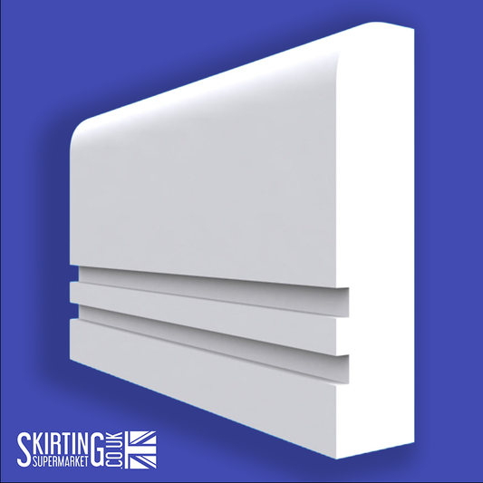 Square Edge Grooved 2 MDF Dado Rail
