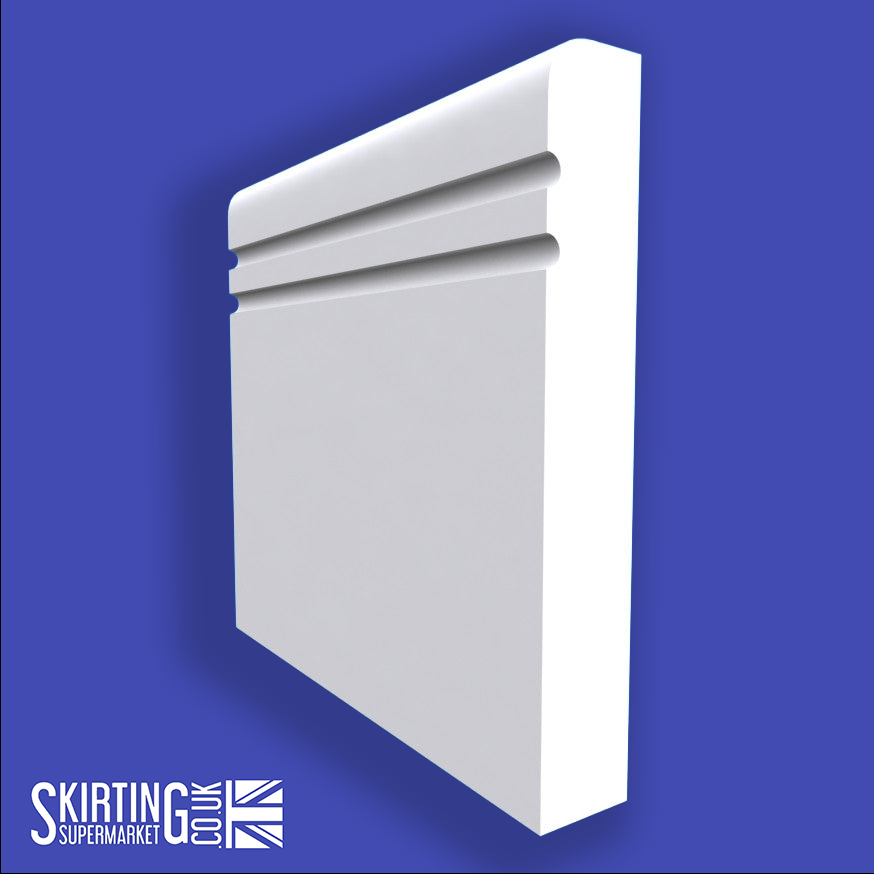 Bullnose C Grooved 2 Skirting Board