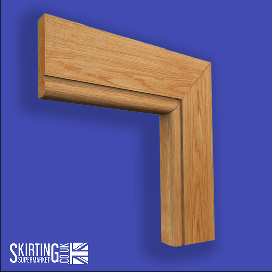 Bullnose Grooved Oak Architrave