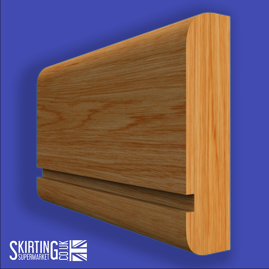 Bullnose Grooved Oak Dado Rail