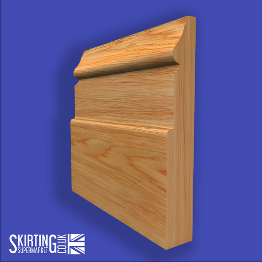 Victorian Solid Oak Skirting Board