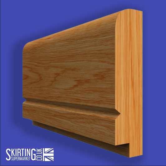 Single Step V Grooved Oak Dado Rail