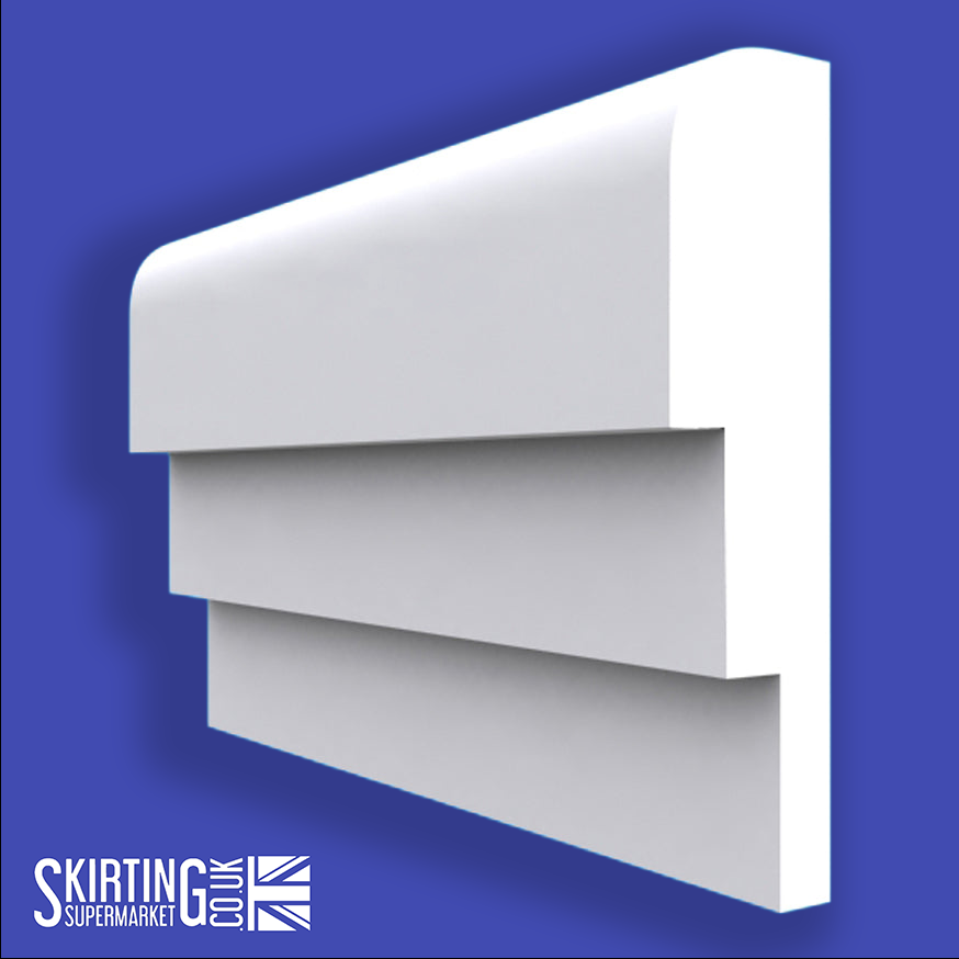 Large Stepped MDF Dado Rail
