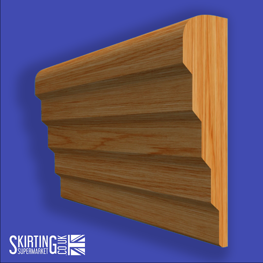 Stepped 3 Oak Dado Rail