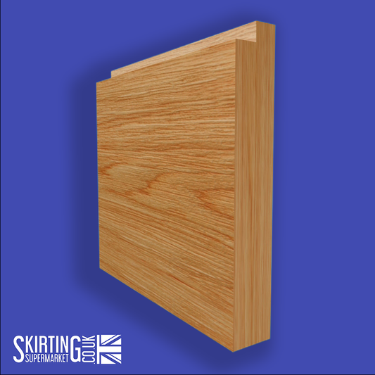 Single Step Solid Oak Skirting Board