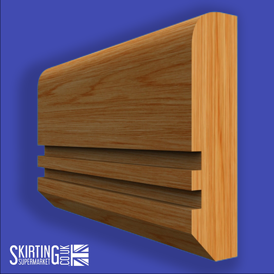 Edge Grooved 2 Oak Dado Rail