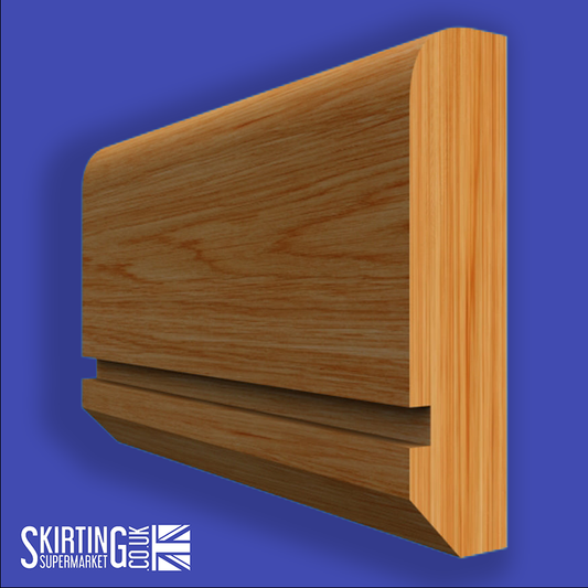 Edge Grooved Oak Dado Rail