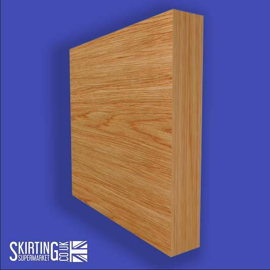 Square Edge Solid Oak Skirting Board