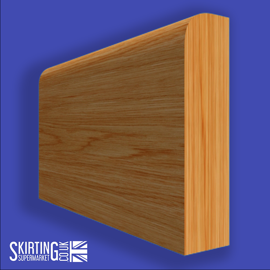 Square Edge Oak Dado Rail