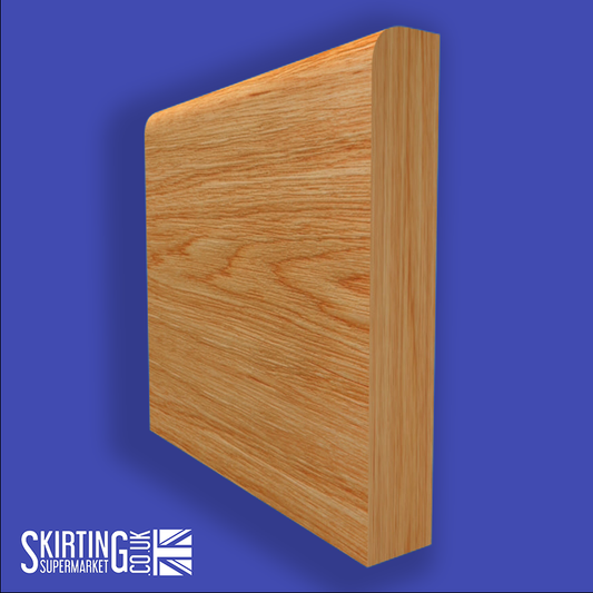 Bullnose Solid Oak Skirting Board