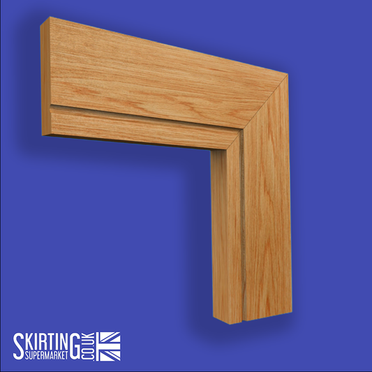 Square Edge C Grooved Oak Architrave