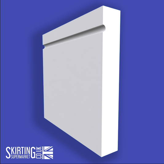 Square Edge C Grooved Skirting