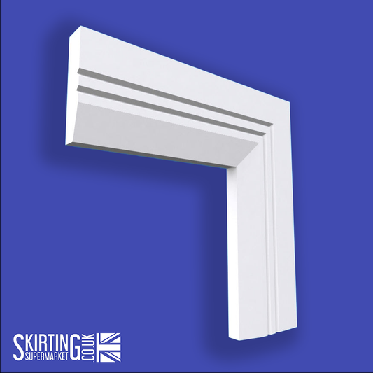 Chamfered Square V Grooved 2 MDF Architrave
