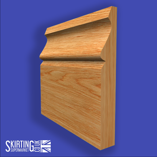 Ogee Solid Oak Skirting Board