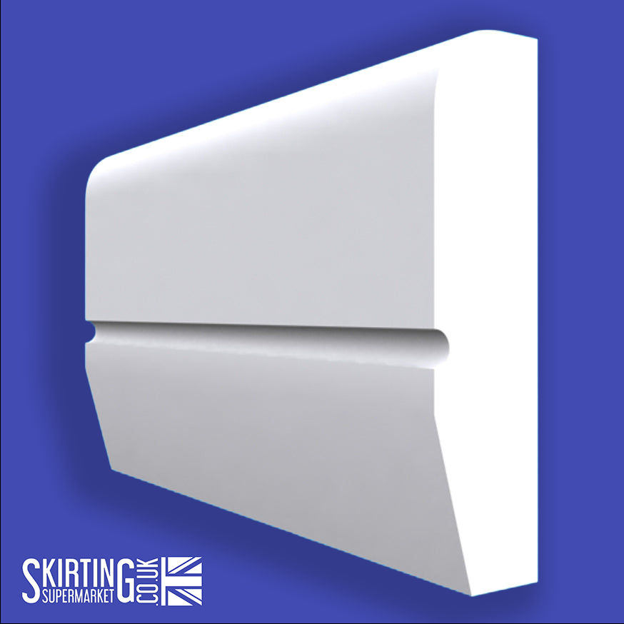 Chamfered Square C Grooved MDF Dado Rail
