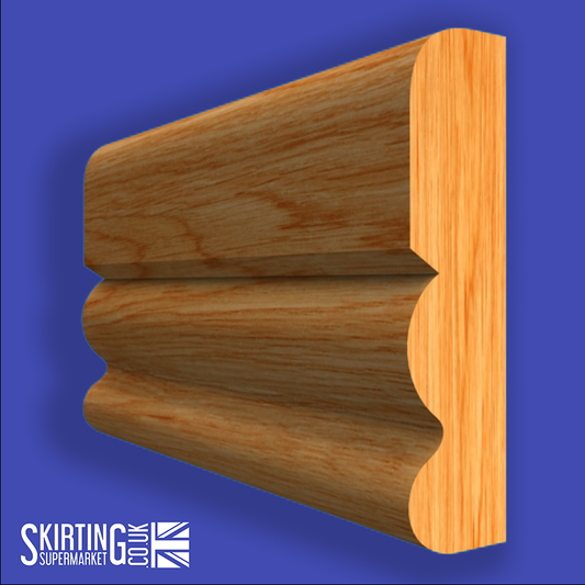 Ogee 3 Oak Dado Rail