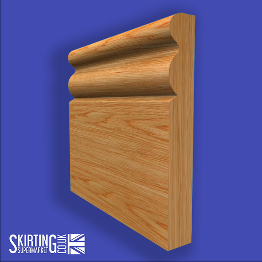 Ogee 3 Solid Oak Skirting Board