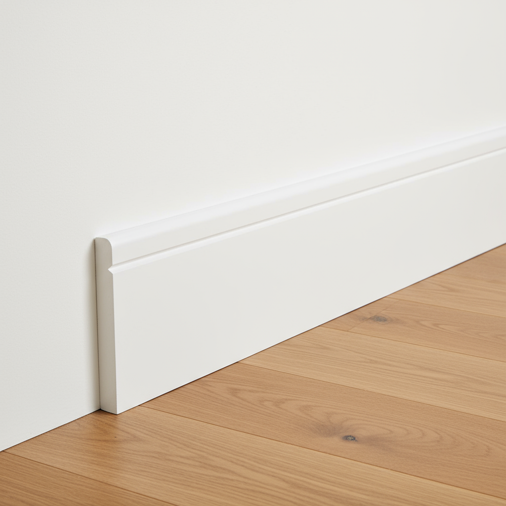 Skirting board profile - clean professional shot